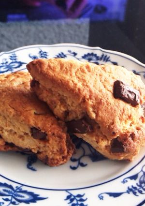 チョコチャンクスコーン♫スタバ風！-レシピのメイン写真
