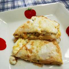 A picture of お弁当に簡単♪玉子の半月焼き.