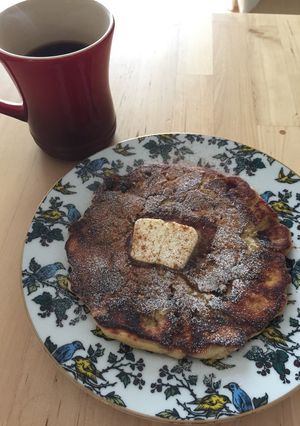 砂糖なしで作る簡単バナナおからパンケーキ-レシピのメイン写真