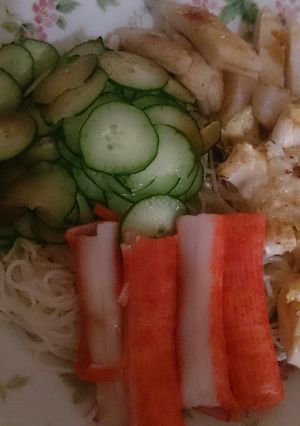 冷やし中華～焼肉風味(⌒‐⌒)-レシピのメイン写真