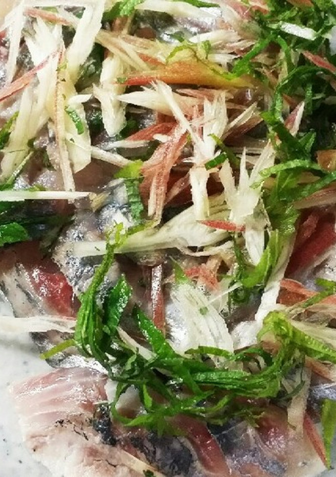 簡単♪美味しい！アジのお刺身-レシピのメイン写真
