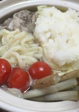 ダイエット★豚肉とキャベツのみぞれ鍋-レシピのメイン写真
