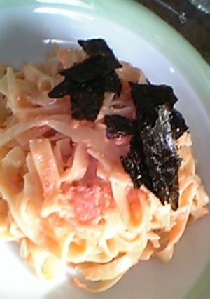 濃厚☆明太子クリームパスタ-レシピのメイン写真