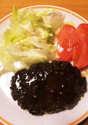 ひき肉ステーキ 天皇の料理番風-レシピのメイン写真