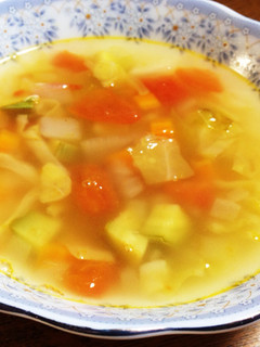 夏野菜のコンソメスープ-レシピのメイン写真