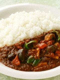 夏野菜とひき肉のスピードカレー-レシピのメイン写真