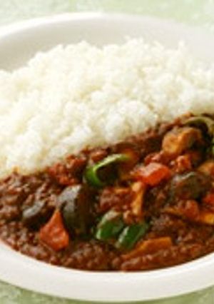 夏野菜とひき肉のスピードカレー-レシピのメイン写真