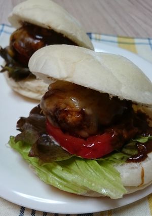 朝食に♪簡単！手抜きミニチーズバーガー★-レシピのメイン写真