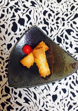 鮭と枝豆の春巻き-レシピのメイン写真