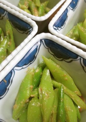 モロッコインゲンの胡麻和え-レシピのメイン写真