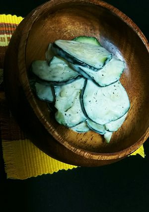 簡単小鉢♪ズッキーニのわさびマヨ和え-レシピのメイン写真