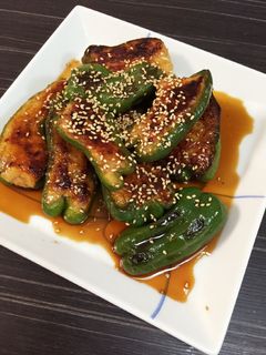 ピーマンの肉詰め☆照り焼き☆鶏ひき肉-レシピのメイン写真