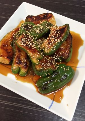 ピーマンの肉詰め☆照り焼き☆鶏ひき肉-レシピのメイン写真