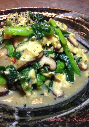 中華風椎茸ニラ玉-レシピのメイン写真