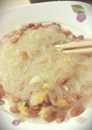 糖質制限‼しらたき納豆-レシピのメイン写真