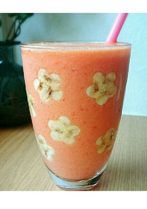 長いもと赤パプリカのスムージー✨-レシピのメイン写真