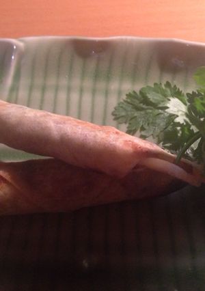 レモングラス風味 豚ひき肉の焼き春巻-レシピのメイン写真