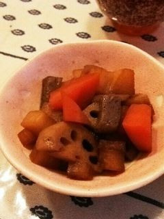 根菜たちのほっこり煮物(*^^*)-レシピのメイン写真