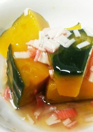 かぼちゃの煮物~かにかまあんかけ-レシピのメイン写真