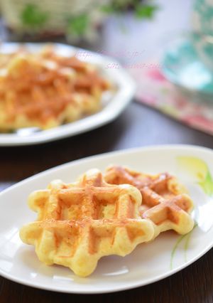 カルピスソフトのふわふわッフル♪-レシピのメイン写真