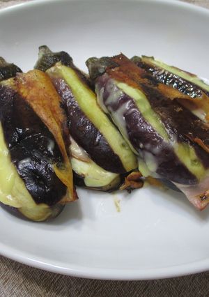 ナスのハムチーズ焼き-レシピのメイン写真
