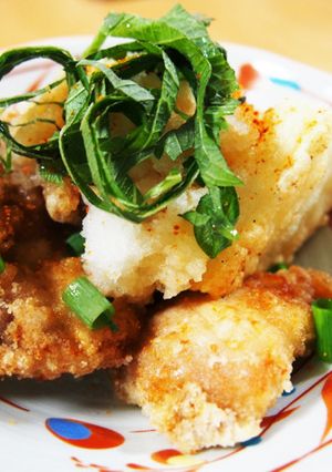 鶏とお餅の揚げ出し さっぱりおろしポン酢-レシピのメイン写真
