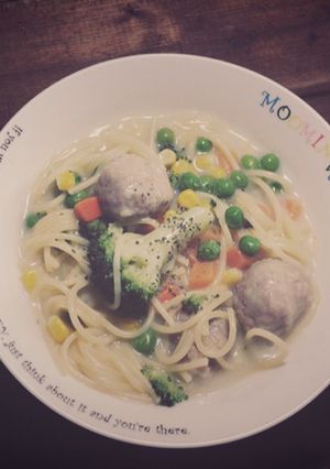簡単ランチ☆スープパスタ-レシピのメイン写真