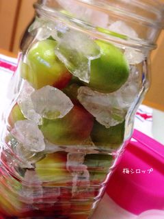 簡単*梅シロップ*黒酢入り-レシピのメイン写真