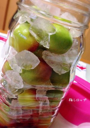 簡単＊梅シロップ＊黒酢入り-レシピのメイン写真