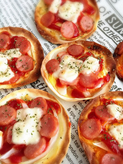 餃子の皮で簡単ピザ☆-レシピのメイン写真