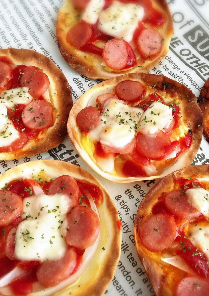 餃子の皮で簡単ピザ☆-レシピのメイン写真