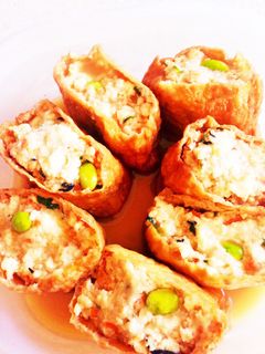 SOY×3と豚ひき肉の巾着煮-レシピのメイン写真