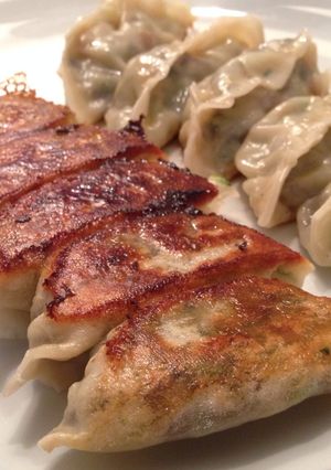 肉なし、きゅうり餃子。タネ作り＆焼き方-レシピのメイン写真