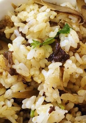 新ごぼうの季節に★　ごぼうご飯-レシピのメイン写真