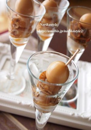 ベビーホタテとうずら卵のおつまみ-レシピのメイン写真