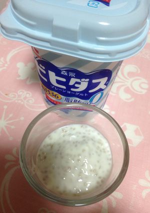 簡単美味しいチア・バジルシードの戻し方-レシピのメイン写真