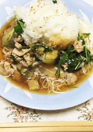 うちのおろし豚うどん【８品目】-レシピのメイン写真