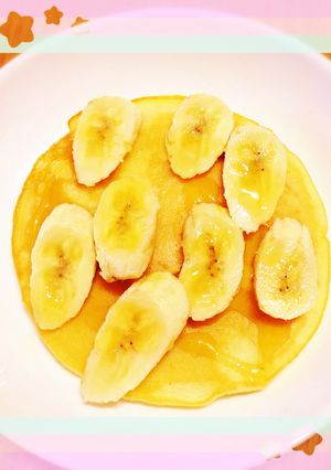 朝食に ココナッツオイル塗りパンケーキ-レシピのメイン写真