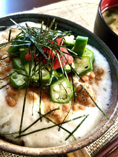 ダイエットにも!長芋と納豆のネバネバ丼-レシピのメイン写真