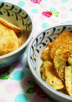 塩味&青海苔味のポテトチップス-レシピのメイン写真
