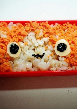 簡単！一分でキャラ弁(ジバニャン)-レシピのメイン写真