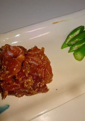 マグロ中落ちの胡麻和え-レシピのメイン写真