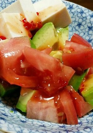 アボカドとトマトの豆腐サラダ-レシピのメイン写真