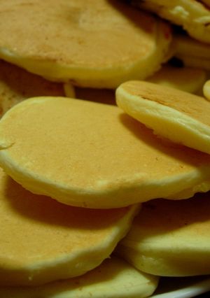 ちびふわパンケーキ☆★☆チーズ＆ジャム-レシピのメイン写真
