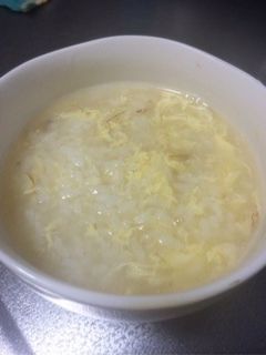 ダイエットにかつおぶし卵粥-レシピのメイン写真