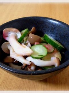 あえるだけ♪ 簡単きのこの梅干しあえ-レシピのメイン写真