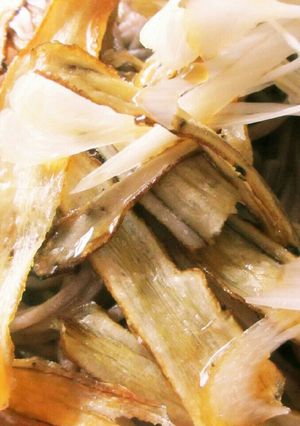 牛蒡の揚げ金平☆そして冷製牛蒡タヌキ蕎麦-レシピのメイン写真
