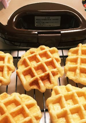 カルピスソフトでもちもちワッフル-レシピのメイン写真