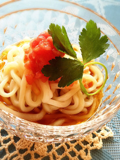 冷凍トマトうどん-レシピのメイン写真