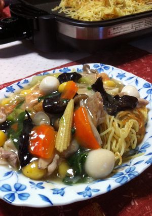 海鮮あんかけ焼きそば-レシピのメイン写真
